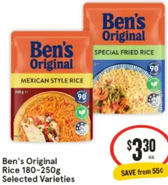 Ben's Original Rice 180-250g
