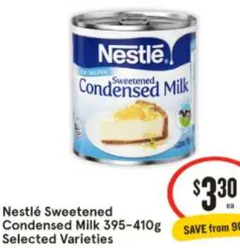 IGA Nestlé Sweetened Condensed Milk 395-410g offer