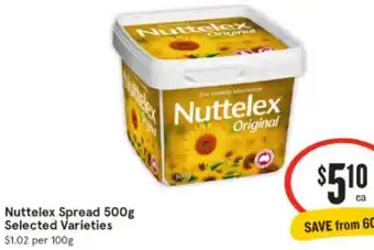 IGA Nuttelex Spread 500g offer