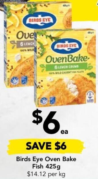 Drakes Birds Eye Oven Bake Fish 425g offer