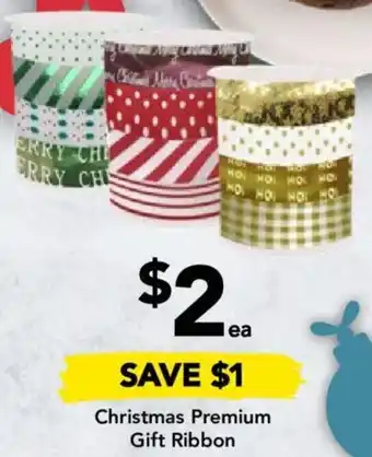 Drakes Christmas Premium Gift Ribbon offer