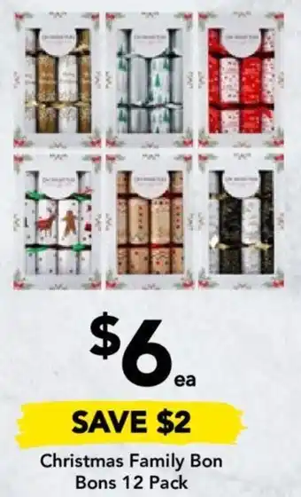 Drakes Christmas Family Bon Bons 12 Pack offer