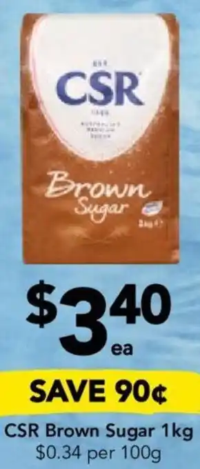 Drakes CSR Brown Sugar 1kg offer
