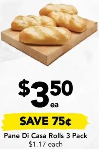 Pane Di Casa Rolls 3 Pack