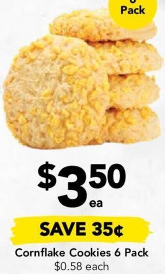 Drakes Cornflake Cookies 6 Pack offer