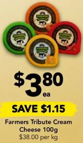 Drakes Farmers Tribute Cream Cheese 100g offer
