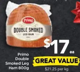 Drakes Primo Double Smoked Leg Ham 800g offer