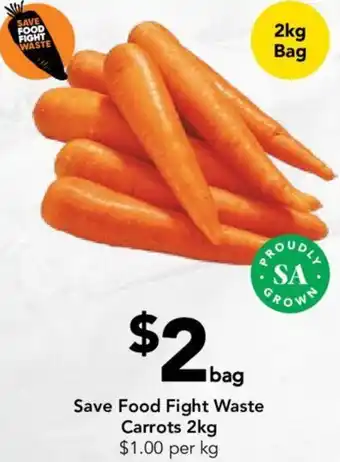 Drakes Save Food Fight Waste Carrots 2kg offer