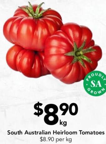 Drakes South Australian Heirloom Tomatoes offer