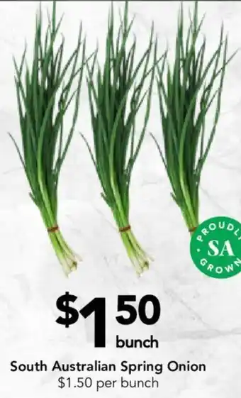 Drakes South Australian Spring Onion offer