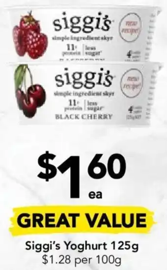 Siggi's Yoghurt 125g