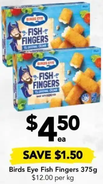 Drakes Birds Eye Fish Fingers 375g offer