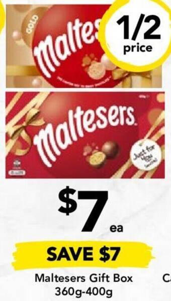 Drakes Maltesers Gift Box 360g-400g offer