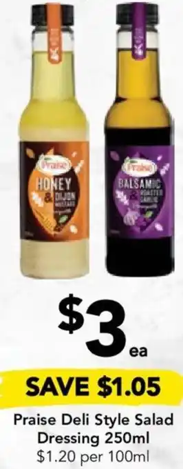 Drakes Praise Deli Style Salad Dressing 250ml offer