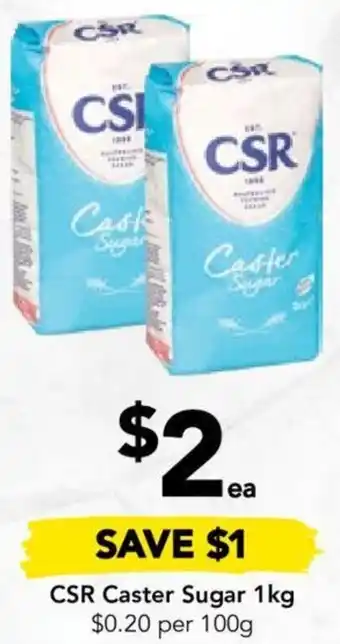 CSR Caster Sugar 1kg
