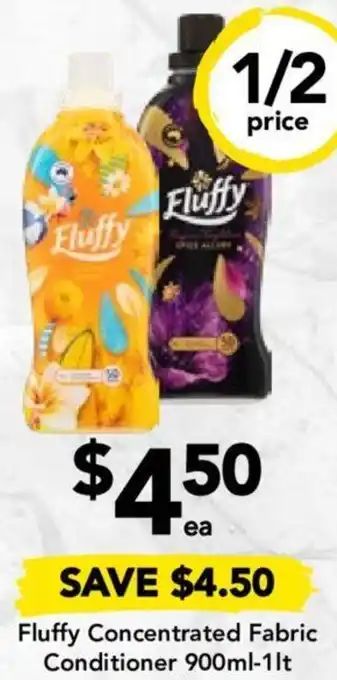 Drakes Fluffy Concentrated Fabric Conditioner 900ml-1lt offer