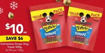 Drakes Schmackos Strapz Dog Treats 500g offer