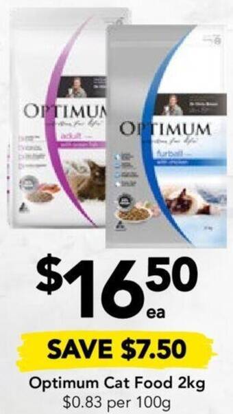 Drakes Optimum Cat Food 2kg offer