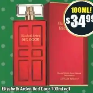 Chemist Warehouse Elizabeth Arden Red Door 100ml edt offer