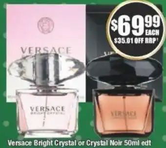 Versace Bright Crystal or Crystal Noir 50ml