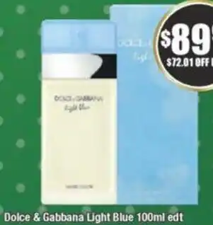 Chemist Warehouse Dolce & Gabbana Light Blue 100ml offer