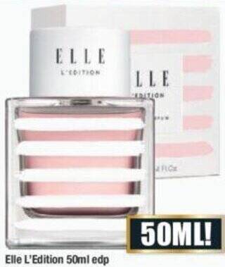 Chemist Warehouse Elle L'Edition 50ml edp offer