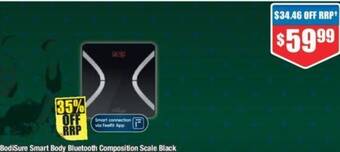 Chemist Warehouse BodiSure Smart Body Bluetooth Composition Scale Black offer