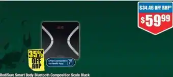 BodiSure Smart Body Bluetooth Composition Scale Black