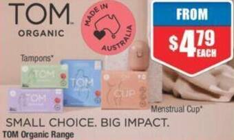 Chemist Warehouse TOM Organic Range offer