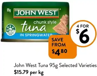 John West Tuna 95g