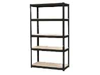 Stratco Shed Style Black Slot-N-Lock 5 Shelf Unit offer
