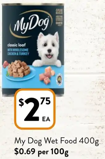 Foodworks My Dog Wet Food 400g offer
