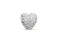Thomas Sabo Bead "White Pave Heart"
