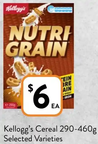 Kellogg's Cereal 290-460g