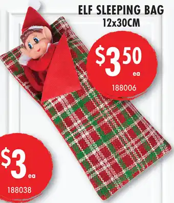 ELF SLEEPING BAG 12x30CM