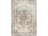 LivingStyles Avenue No.704 Tribal Rug, 330x240cm, Grey / Pink offer