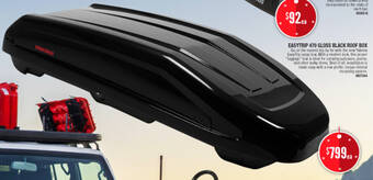 Opposite Lock EASYTROP 470 GLOSS BLACK ROOF BOX offer