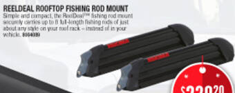 Opposite Lock REELDEAL ROOFTOP FISHING ROD MOUNT offer