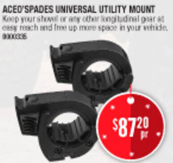 Opposite Lock ACED/SPADES UNIVERSAL UTILITY MOUNT offer
