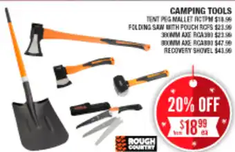 Opposite Lock CAMPING TOOLS offer