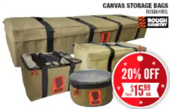 CANVAS STORAGE BAGS