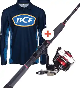 BCF Shimano sienna spin combo + bcf sub polo pack offer