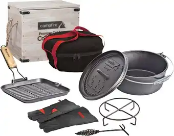 BCF Campfire lawson 7 piece cast iron set offer