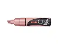 Officeworks Uni Liquid Chalk Marker Chisel Tip Metallic Red offer