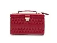 Bevilles Jewellery Wolf Caroline Large Jewellery Case Red offer