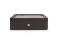 Bevilles Jewellery Wolf Windsor 15 Pc Watch Box Brown/Orange offer
