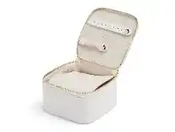 Wolf Maria Zip Jewellery Cube White