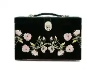 Bevilles Jewellery Wolf Zoe Large Jewellery Box Forest Green offer