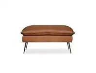 LivingStyles Marly Leather Footstool offer