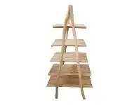 LivingStyles Lombok Teak Timber A Frame Display Shelf offer